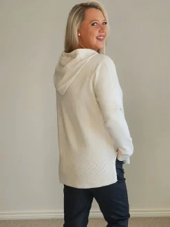 Alexa Knit Hoodie - Natural