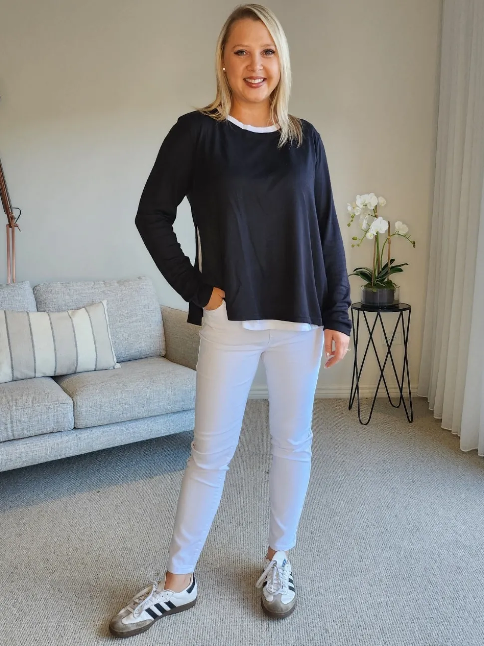 Alice 2 in 1 Knit Top - Black
