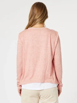 Alice 2 in 1 Knit Top - Coral