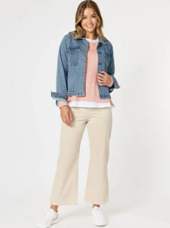 Alice 2 in 1 Knit Top - Coral