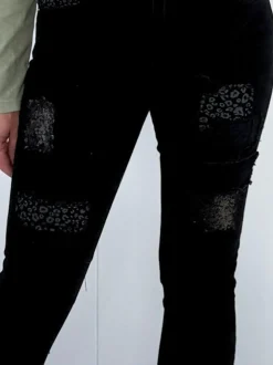 All That Jazz Applique Jean - Black