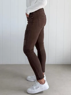 All That Jazz Applique Jean - Chocolate