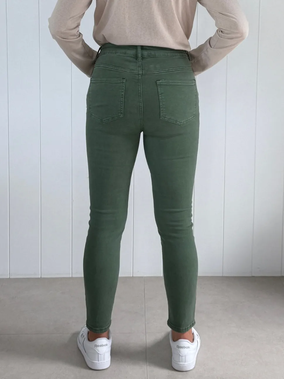 All That Jazz Applique Jean - Khaki