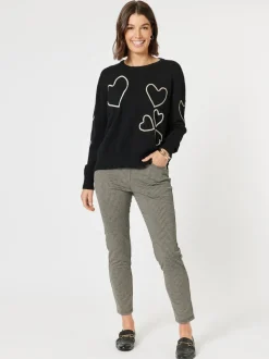 Ava Pant - Natural/Black