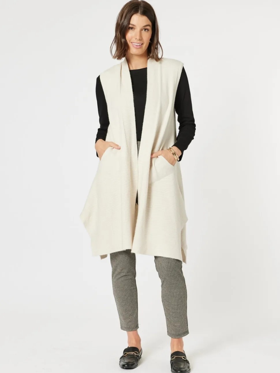 Ava Pant - Natural/Black