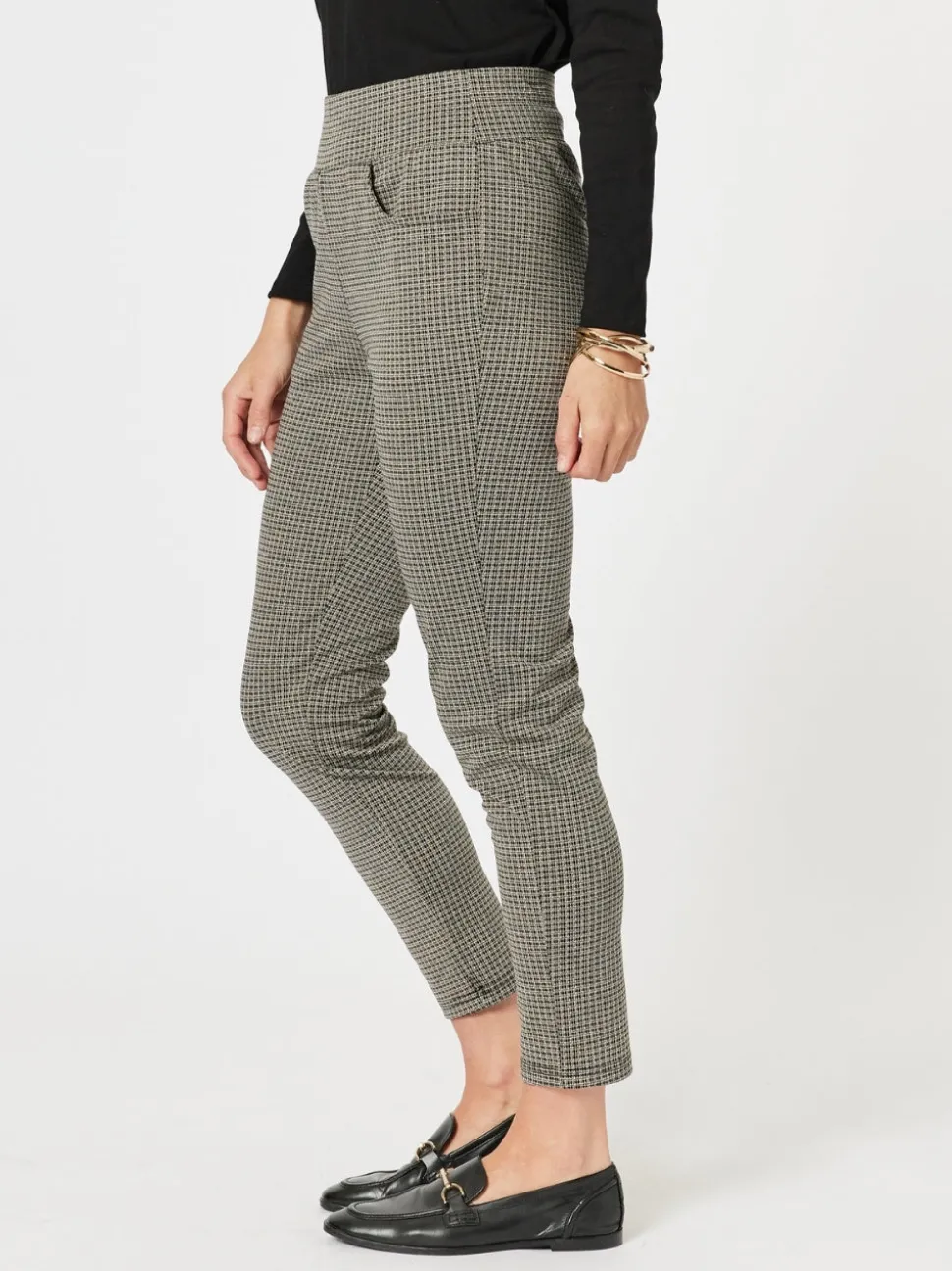 Ava Pant - Natural/Black