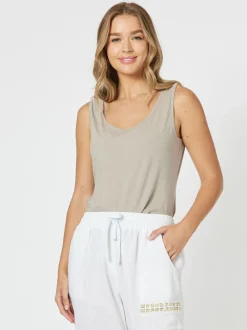 Basic Cotton Camisole - Natural