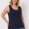Basic Cotton Camisole - Navy