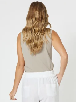 Basic Cotton Camisole - Natural