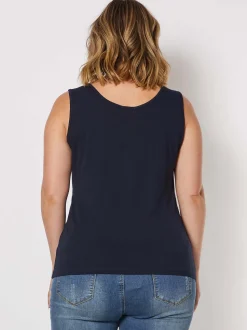 Basic Cotton Camisole - Navy
