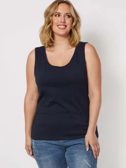 Basic Cotton Camisole - Navy