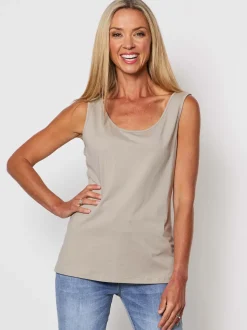 Basic Cotton Camisole - Natural
