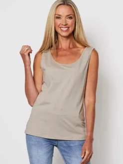 Basic Cotton Camisole - Natural