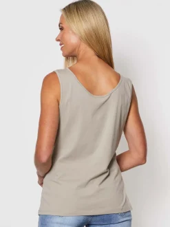 Basic Cotton Camisole - Natural