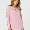 Be Square Long Sleeve Top - Pink