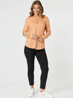 Be Square Long Sleeve Top - Melon