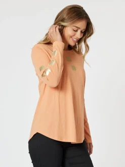 Be Square Long Sleeve Top - Melon