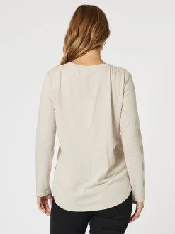 Be Square Long Sleeve Top - Natural