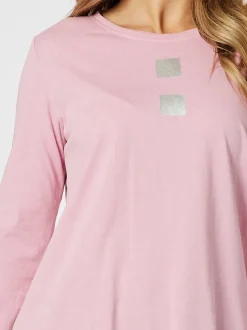 Be Square Long Sleeve Top - Pink