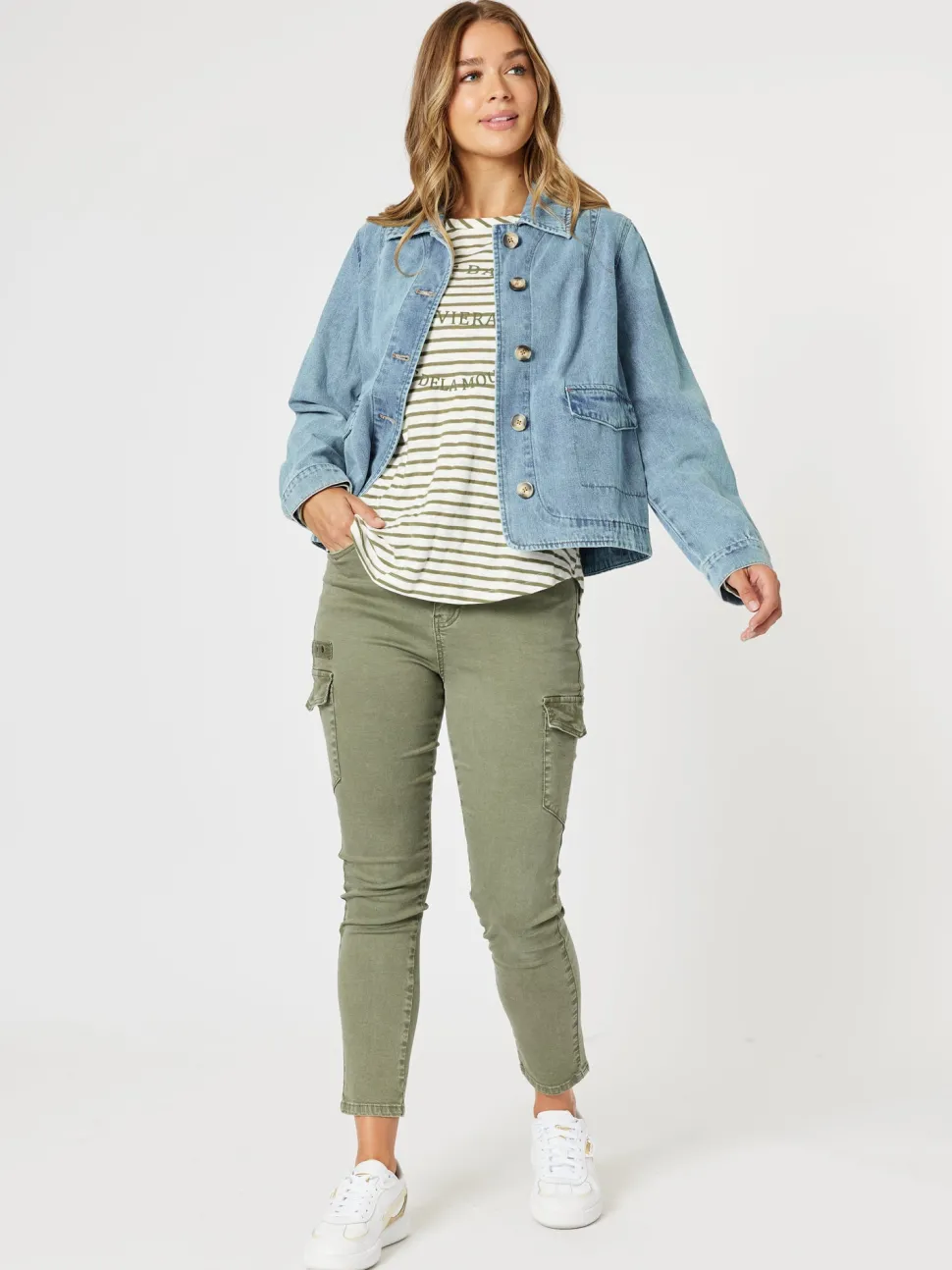 Boyfriend Denim Jacket - Washed Denim