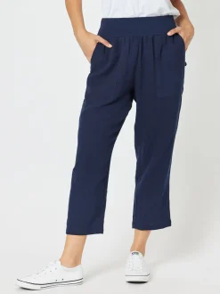 Byron Cotton 7/8 Pant - Navy