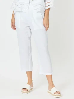 Byron Cotton 7/8 Pant - White
