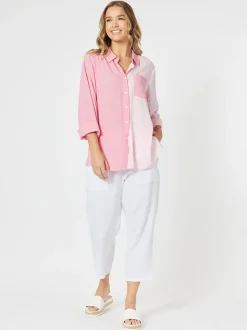 Byron Cotton 7/8 Pant - White