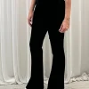 Carla Flare Pant - Black