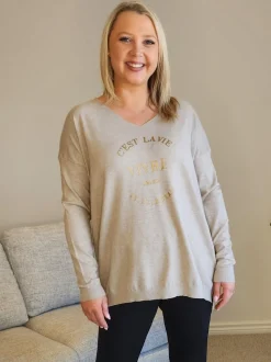 C'est La Vie Knit - Natural
