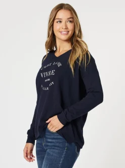 C'Est La Vie Knit - Navy