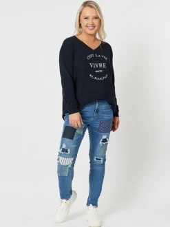C'Est La Vie Knit - Navy