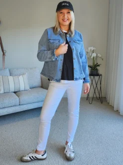 Chicago Slim Leg Jean - White