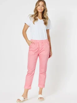 Cotton V - Neck - Shirt - White