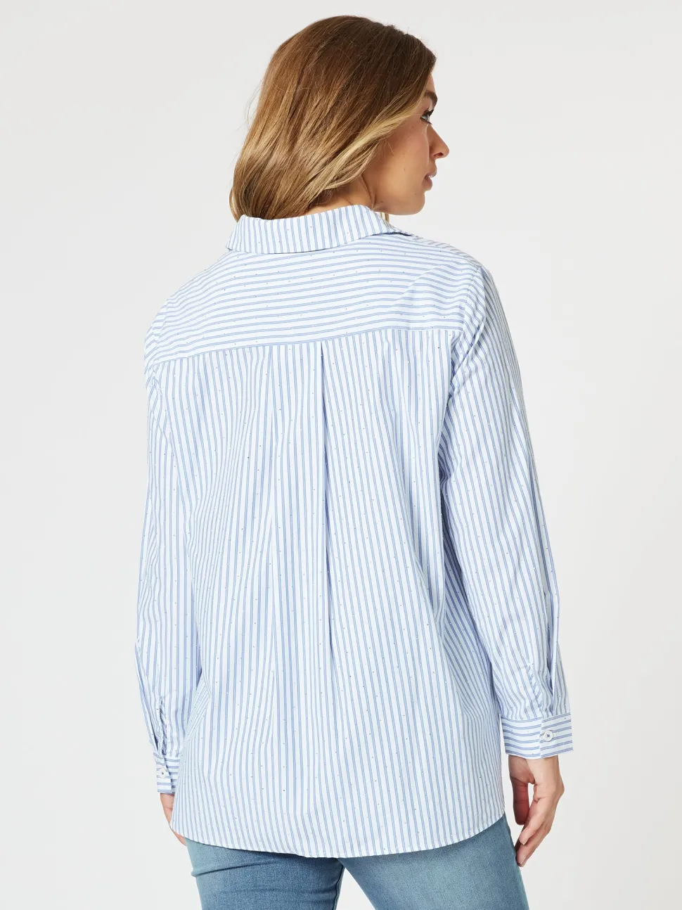 French Stripe Shirt - Blue/White