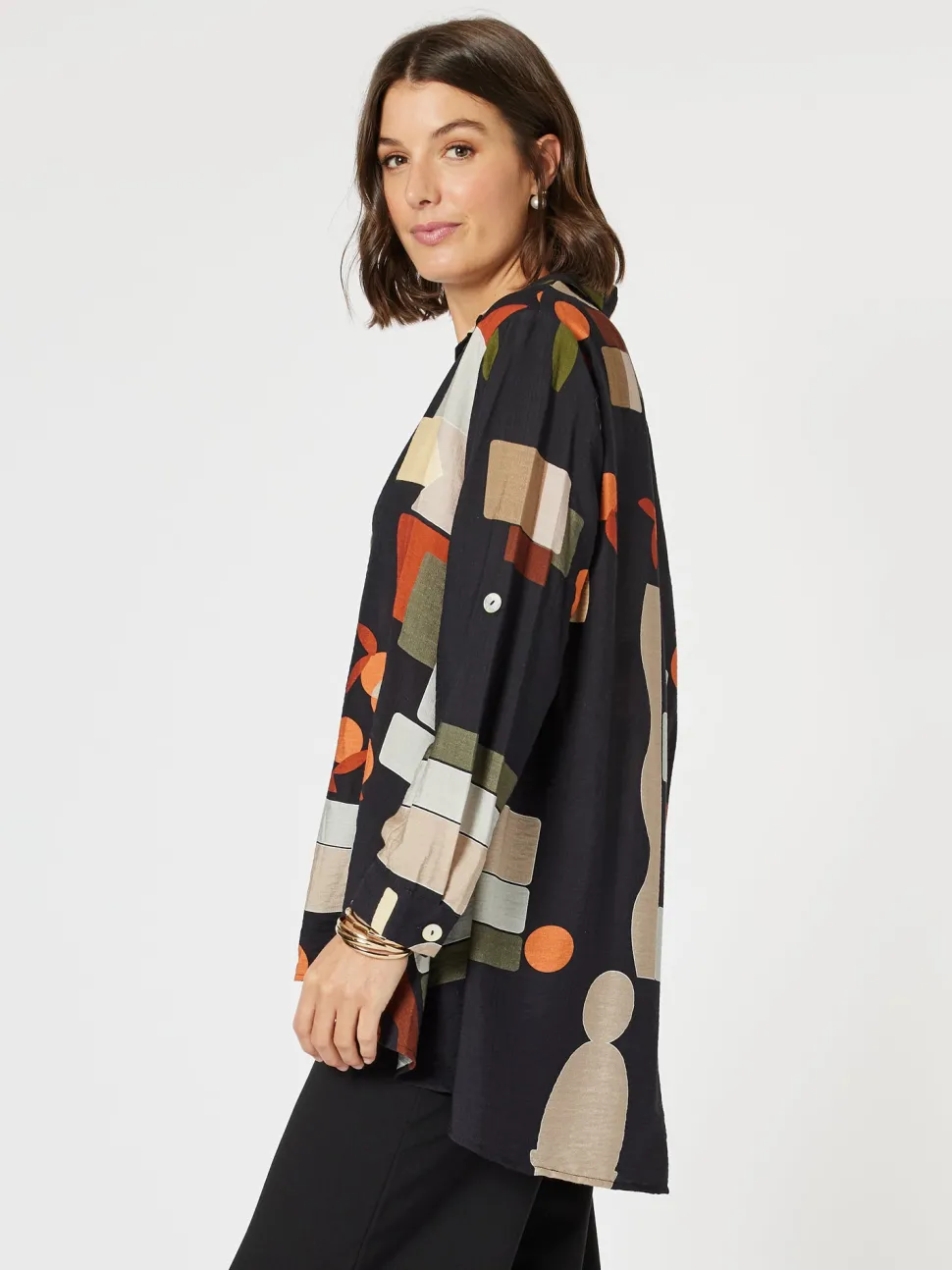Galleria Print Shirt - Black Multi