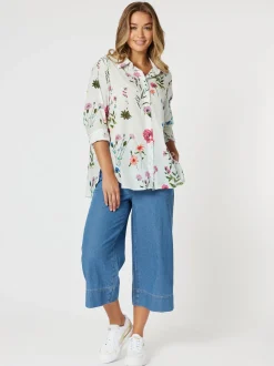 Garden Floral Print Shirt - Multi