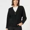 Highland Rib Cardigan - Black