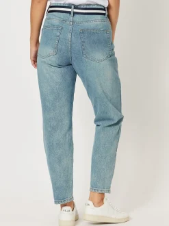 Ivy High Rise Relaxed Mom Jean - Denim