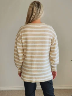 Jackie Stripe Knit - Natural
