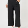 Kimmy Ponte Wide Leg Pant - Black