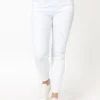 LA Stretch Pull On Jean - White