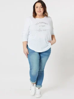 LA Stretch Pull On Jean - Denim