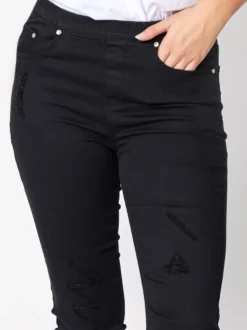 LA Stretch Pull On Jean - Black