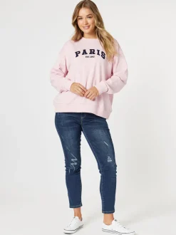 LA Stretch Pull On Jean - Dark Denim
