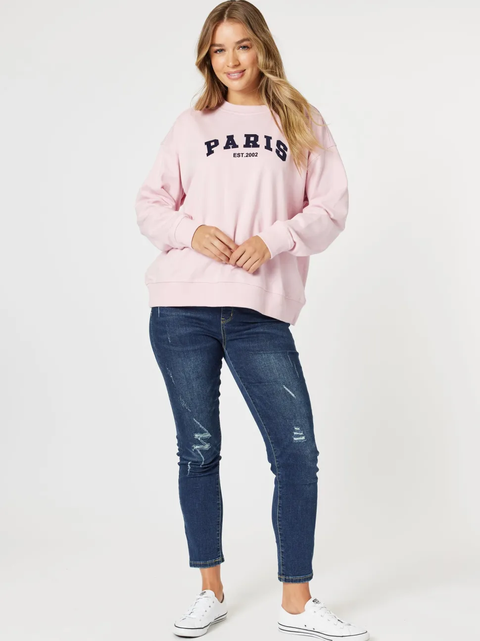 LA Stretch Pull On Jean - Dark Denim