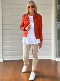 LA Stretch Pull On Jean - Natural