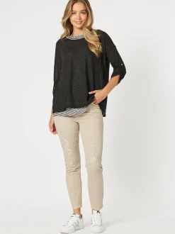 LA Stretch Pull On Jean - Natural