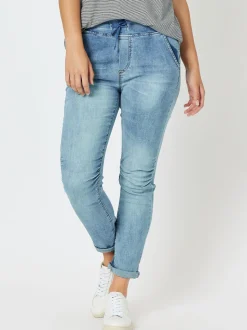 London Stretch Jogger Jean - Denim