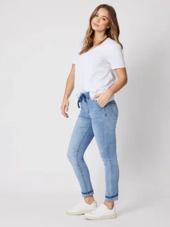 London Stretch Jogger Jean - Denim