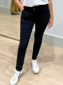 London Stretch Jogger Jean - Black